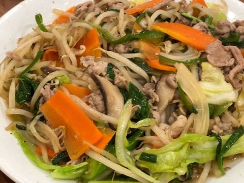 湯通しで失敗知らず!シャキシャキ☆野菜炒め